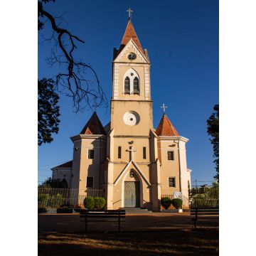 Lais Puzzle - Turm einer alten katholischen Kirche in einer Stadt im Landesinneren von Brasilien - São José do Rio Preto - São Paulo - Brasilien - 100, 200, 500 & 1.000 Teile