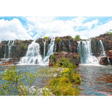 Lais Puzzle - Alto Paraíso de Goiás. Cachoeira da Muralha (Muralha-Wasserfall), Brasilien - 100, 200, 500 & 1.000 Teile