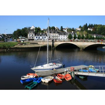 Lais Puzzle - Ein Segelboot auf dem Blavet bei Hennebont (Morbihan), Frankreich - 100, 200, 500 & 1.000 Teile