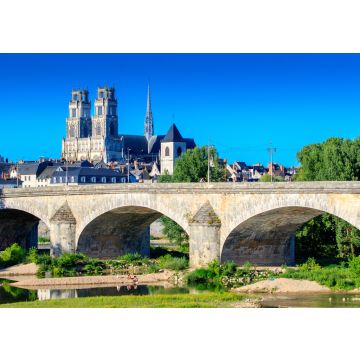 Lais Puzzle - Die Kathedrale und die Brücke Georges V. in Orléans, Frankreich - 100, 200, 500 & 1.000 Teile