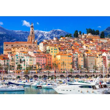 Lais Puzzle - buntes Menton - Luxusurlaub in Südfrankreich - 100, 200, 500 & 1.000 Teile