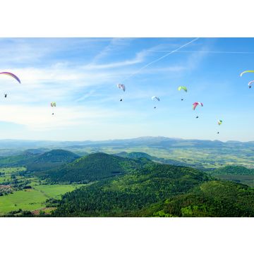 Lais Puzzle - Gleitschirmfliegen auf dem Gipfel des Puy-de-Dôme, Frankreich - 100, 200, 500 & 1.000 Teile