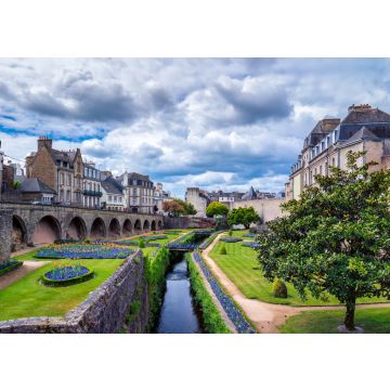 Lais Puzzle - Chateau de l'Hermine ist eine alte Festung in den verschwundenen Stadtmauern von Vannes, Bretagne (Frankreich) - 100, 200, 500 & 1.000 Teile
