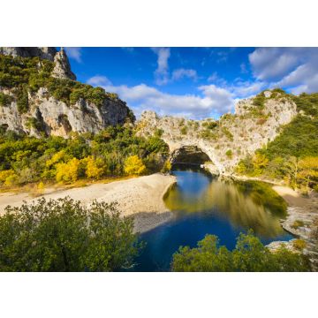 Lais Puzzle - Natürlicher Bogen über den Fluss am Pont d'Arc in Ardeche, Frankreich - 100, 200, 500 & 1.000 Teile
