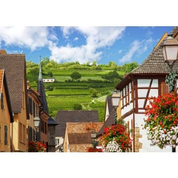 Lais Puzzle - Rouffach. Blick auf die Weinberge vom Dorf aus, Elsass - 100, 200, 500 & 1.000 Teile