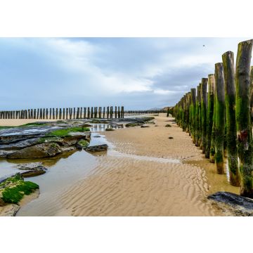 Lais Puzzle - Hölzerner Wellenbrecher am Strand von Wissant, cote opale, Frankreich - 100, 200, 500 & 1.000 Teile