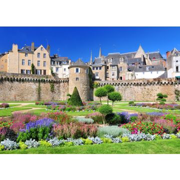 Lais Puzzle - Die Mauern der alten Stadt und die Gärten in Vannes. Bretagne, Nordfrankreich. - 100, 200, 500 & 1.000 Teile
