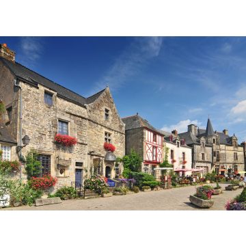 Lais Puzzle - Mittelalterliche Häuser bei Rochefort en Terre in der Bretagne im Nordwesten Frankreichs - 100, 200, 500 & 1.000 Teile