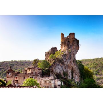 Lais Puzzle - Ruine du chateau du village Puycelsi, Tarn, Midi-Pyrénées, Occitanie, Frankreich - 100, 200, 500 & 1.000 Teile