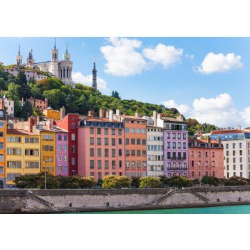 Lais Puzzle - Bunte Häuser am Saone-Ufer, Lyon, Frankreich - 100, 200, 500 & 1.000 Teile