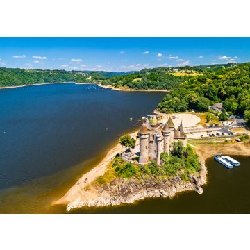 Lais Puzzle - Das Chateau de Val, eine mittelalterliche Burg an einem Ufer der Dordogne in Frankreich - 100, 200, 500 & 1.000 Teile