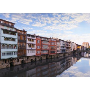 Lais Puzzle - Sonnenaufgang Farben über Castres Stadt, Occitanie, Frankreich - 100, 200, 500 & 1.000 Teile