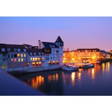 Lais Puzzle - Ruhiger Abend im Hafen von Cergy an der Oise. Cergy-Pontoise, Frankreich - 100, 200, 500 & 1.000 Teile