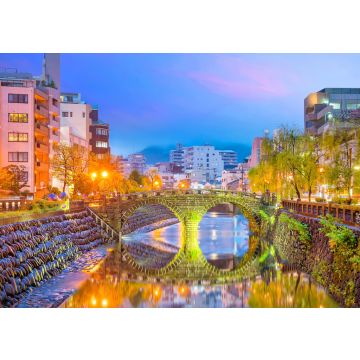 Lais Puzzle - Meganebashi in Nagasaki, Japan - 100, 200, 500 & 1.000 Teile
