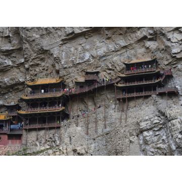 Lais Puzzle - Xuan Kong Si, oder Hängender Tempel, Beiyue Hengshan Berg, China - 100, 200, 500 & 1.000 Teile