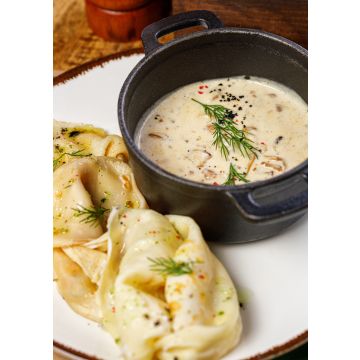 Lais Puzzle - Traditionelles weißrussisches Gericht Machanka mit Pfannkuchen - 100, 200, 500 & 1.000 Teile
