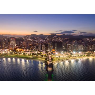 Lais Puzzle - Praia do Canto iluminada no início da noite. Vitória, Espírito Santo, Brasilien - 100, 200, 500 & 1.000 Teile