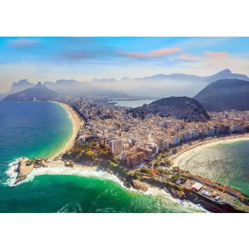 Lais Puzzle - Luftaufnahme des berühmten Copacabana Strandes und des Ipanema Strandes, Brasilien - 100, 200, 500 & 1.000 Teile