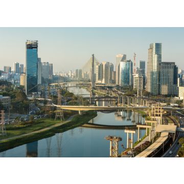 Lais Puzzle - Blick auf die Avenida Marginal Pinheiros, den Fluss Pinheiros und die Skyline der Stadt Sao Paulo, Brasilien - 100, 200, 500 & 1.000 Teile