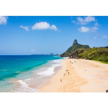 Lais Puzzle - Schöne Luftaufnahme vom Strand Cacimba do Padre und Morro do Pico auf der Insel Fernando de Noronha, Pernambuco, Brasilien - 100, 200, 500 & 1.000 Teile