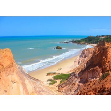 Lais Puzzle - Blick auf den Strand von Arapuca von der Spitze der Klippen. Conde, Paraíba, Brasilien - 100, 200, 500 & 1.000 Teile
