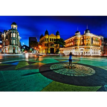 Lais Puzzle - Recife bei Nacht, Brasilien - 100, 200, 500 & 1.000 Teile