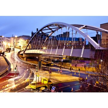 Lais Puzzle - Sheffield Tram Bridge und Linien bei Nacht, England - 100, 200, 500 & 1.000 Teile