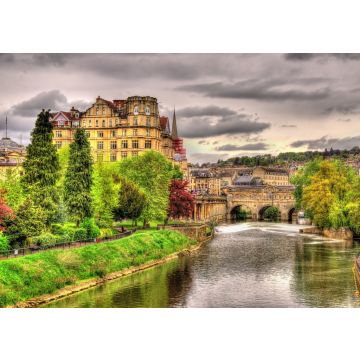 Lais Puzzle - Blick auf die Stadt Bath über den Fluss Avon - England - 100, 200, 500 & 1.000 Teile