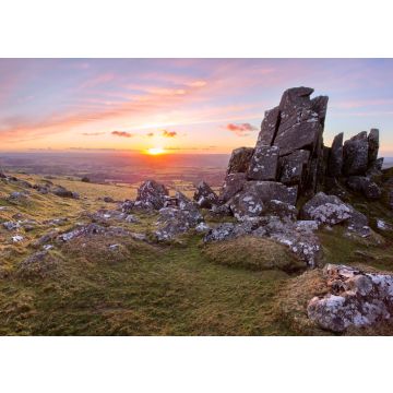 Lais Puzzle - Sourton Tor bei Sonnenuntergang Dartmoor National Park Devon, England - 100, 200, 500 & 1.000 Teile