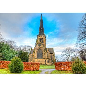 Lais Puzzle - Wentworth Kirche, Rotherham,Yorkshire im Winter, England - 100, 200, 500 & 1.000 Teile