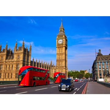 Lais Puzzle - Big Ben Uhrenturm und Londoner Bus, England - 100, 200, 500 & 1.000 Teile