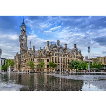 Lais Puzzle - Rathaus von Bradford im Stadtpark in West Yorkshire, England - 100, 200, 500 & 1.000 Teile