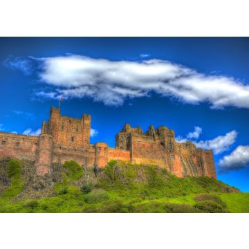 Lais Puzzle - Englische mittelalterliche Burg Bamburgh Northumberland, England - 100, 200, 500 & 1.000 Teile
