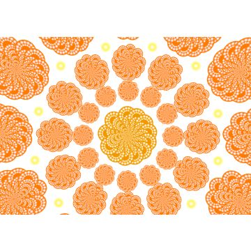 Lais Puzzle - Unmöglich, psychedelische Farben: Blumen - 100, 200, 500 & 1.000 Teile