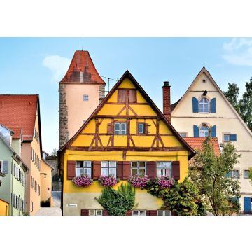Lais Puzzle - Historische Häuser mit Weißem Turm, Dinkelsbühl - Föhrenberg - 100, 200, 500 & 1.000 Teile