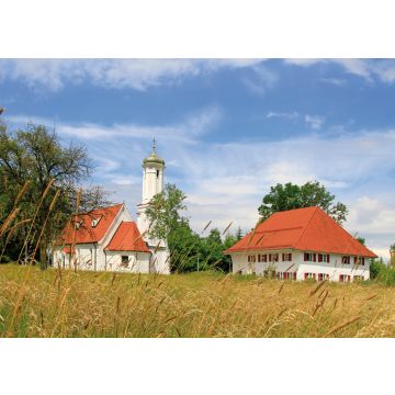 Lais Puzzle - Riedkapelle in Benningen mit dem ehemaligen Mesnerhaus, das jetzt ein Museum ist - 100, 200, 500 & 1.000 Teile
