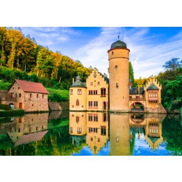 Lais Puzzle - Schönes romantisches Schloss Mespelbrunn in Deutschland - 100, 200, 500 & 1.000 Teile