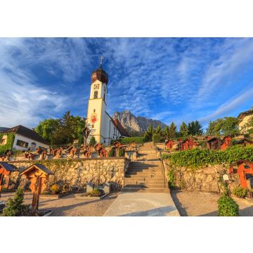 Lais Puzzle - Dorf Grainau und Zugspitze in Deutschland, Garmisch-Partenkirchen, Deutschland - 100, 200, 500 & 1.000 Teile