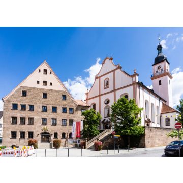 Lais Puzzle - Residenz und Stadtpfarrkirche kirche in Hilpolstein blauer Himmel - 100, 200, 500 & 1.000 Teile