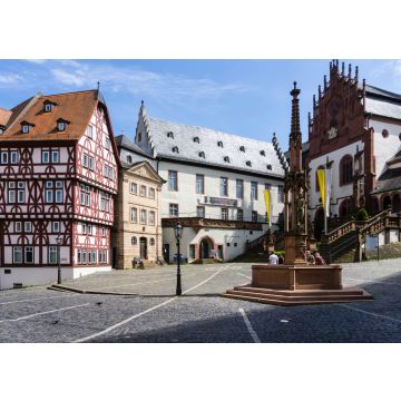 Lais Puzzle - Aschaffenburg Stiftsplatz Stifsbrunnen - 100, 200, 500 & 1.000 Teile