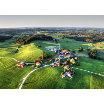 Lais Puzzle - Pittenhart, Eschenau, Chiemgau, Weiler, Dorf, Bauer, Landwirtschaft, Oberbayern, Traunstein, Weiler, Hügel, Feld, Felder, Wiese, Wiesen, Straße, Landstraße, Siedlung - 100, 200, 500 & 1.000 Teile