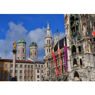 Lais Puzzle - Blick auf die Frauenkirche und Mariensäule | München - 100, 200, 500 & 1.000 Teile
