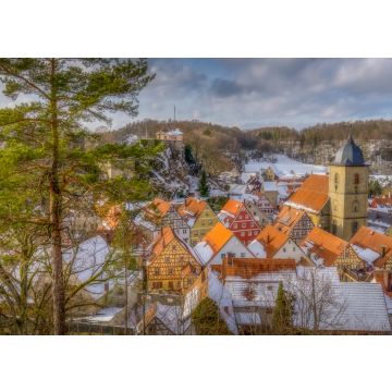 Lais Puzzle - Schöner winterlichen Ausblick auf Betzenstein - 100, 200, 500 & 1.000 Teile