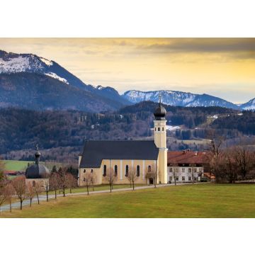 Lais Puzzle - Kapelle mit Berghintergrund, Bayern Deutschland Irschenberg - 100, 200, 500 & 1.000 Teile