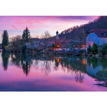 Lais Puzzle - Abenddämmerung am Loisachufer in Wolfratshausen - 100, 200, 500 & 1.000 Teile