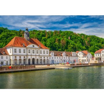 Lais Puzzle - Altes Rathaus von Bad Karlshafen mit Weserhafen, Hessen - 100, 200, 500 & 1.000 Teile
