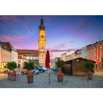Lais Puzzle - Deggendorf, Germany. Cityscape image of Deggendorf, Germany during sunset. - 100, 200, 500 & 1.000 Teile