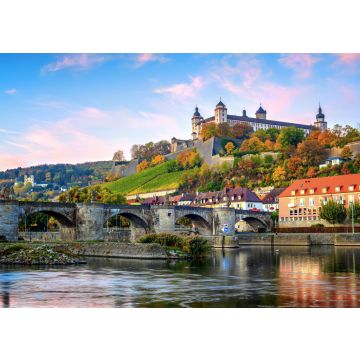 Lais Puzzle - Wurzburg, Germany, Marienberg Fortress and the Old Main Bridge - 100, 200, 500 & 1.000 Teile