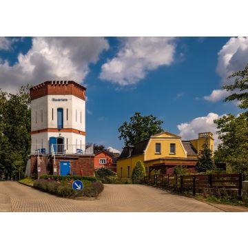 Lais Puzzle - Denkmalgeschützter historischer Wasserturm in Waldsieversdorf (Märkische Schweiz) - Inschrift: "Wasserturm" - 100, 200, 500 & 1.000 Teile