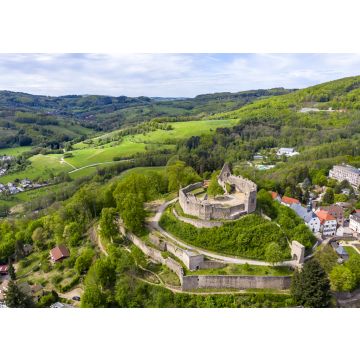 Lais Puzzle - Luftaufnahme der Burg Lindenfels, Mittelalterliche Stadt Lindenfels, Bergstraße, Hessen, Deutschland - 100, 200, 500 & 1.000 Teile